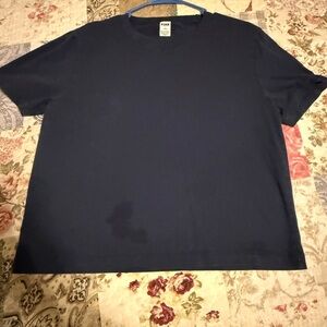 PINK Victoria's Secret Dark Blue Short Sleeve Tee